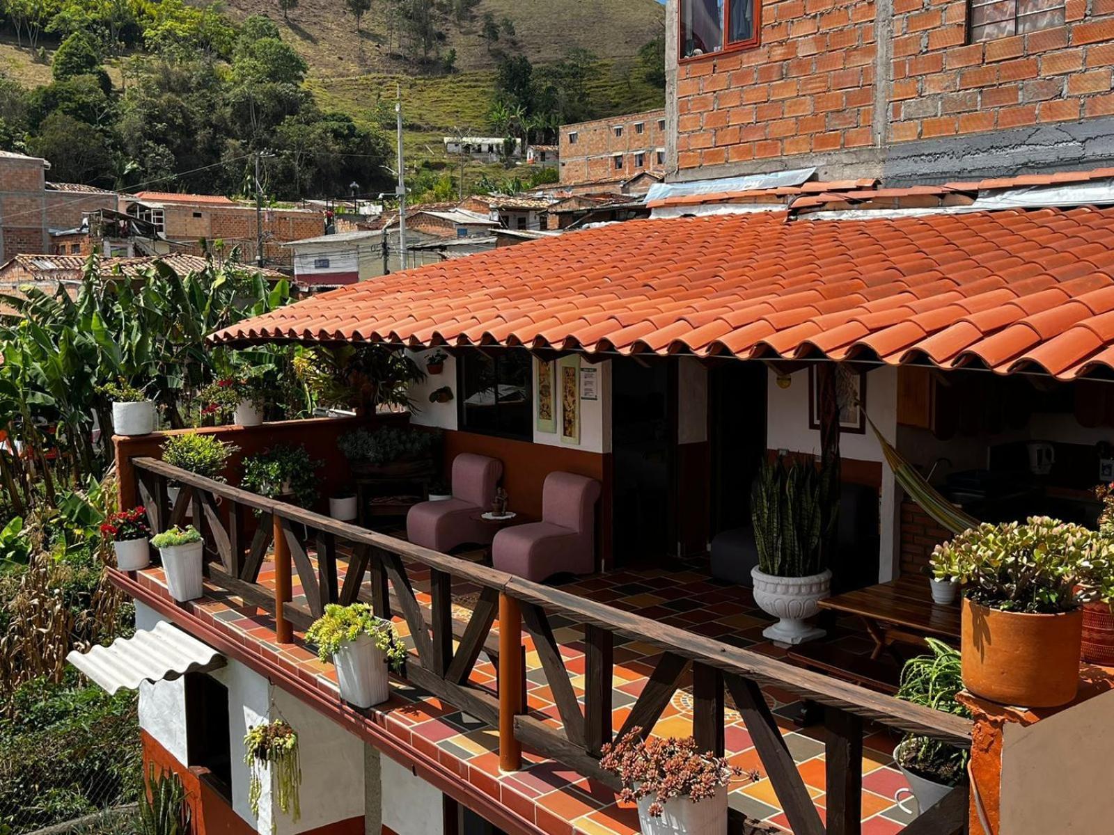 ヘリコHermoso Loft Con Terrazaアパートメント エクステリア 写真